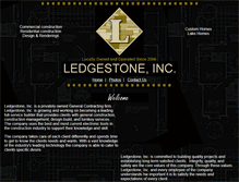 Tablet Screenshot of ledgestoneinc.com